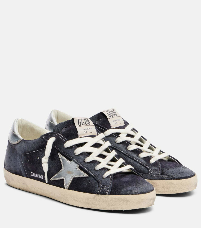 REFERENCE IMAGE ONLY — Golden Goose Super-Star navy/silver silhouette; the Ascobar Mirror pair may differ.